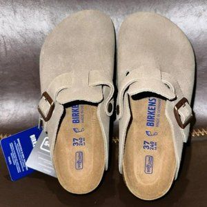 Birkenstock Boston Sandals size 37 Wide Version Shoes